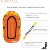 INTEX Explorer Inflatable Boat Series: Dual Air Chambers – Welded Oar Locks – Grab Handles – Bow Rope – Sporty Design(3 Person)