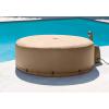 Intex 28523E PureSpa Energy Efficient Spa Cover: Extra Insulation and Minimizes Heat Loss – Protects Spa from Punctures and Weather Damage – Safety Buckle – Fits 4 Person PureSpa Models – 78″ x 28⅜”