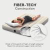 Intex 64102E Dura-Beam Standard Single-High Air Mattress: Fiber-Tech – Full Size – 10in Bed Height – 600lb Weight Capacity – Pump Sold Separately(Full)