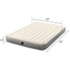 Intex 64102E Dura-Beam Standard Single-High Air Mattress: Fiber-Tech – Full Size – 10in Bed Height – 600lb Weight Capacity – Pump Sold Separately(Queen (Pack of 3))