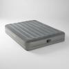 Intex 64114E Dura-Beam Standard Prestige Air Mattress: Fiber-Tech – Queen Size – Built-in USB Electric Pump – 12in Bed Height – 600lb Weight Capacity(Mid-Rise Airbed)