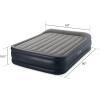 Intex 64135ED Dura-Beam Plus Deluxe Pillow: Fiber-Tech – Queen Size – Built-in Electric Pump – 16.5in Bed Height – 600lb Weight Capacity(Queen)