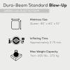 Intex 64757E Dura-Beam Standard Downy Air Mattress: Fiber-Tech – Twin Size – 10in Bed Height – 300lb Weight Capacity – Pump Sold Separately(Queen (Airbed Set))