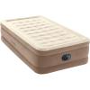 Intex Dura-Beam Deluxe Ultra Plush Air Mattress : Fiber-Tech – Built-in Electric Pump – 18in Bed Height – 300lb Weight Capacity – Twin Size(Twin)