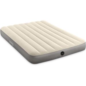 Intex 64102E Dura-Beam Standard Single-High Air Mattress: Fiber-Tech – Full Size – 10in Bed Height – 600lb Weight Capacity – Pump Sold Separately(Full)