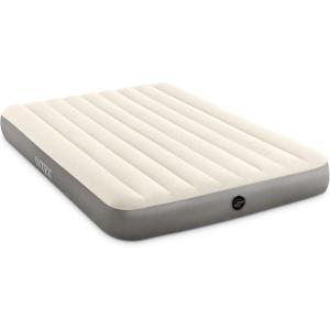 Intex 64102E Dura-Beam Standard Single-High Air Mattress: Fiber-Tech – Full Size – 10in Bed Height – 600lb Weight Capacity – Pump Sold Separately(Queen)