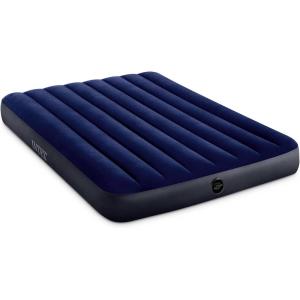 Intex 64757E Dura-Beam Standard Downy Air Mattress: Fiber-Tech – Twin Size – 10in Bed Height – 300lb Weight Capacity – Pump Sold Separately(Full)