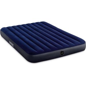 Intex 64757E Dura-Beam Standard Downy Air Mattress: Fiber-Tech – Twin Size – 10in Bed Height – 300lb Weight Capacity – Pump Sold Separately(Queen)