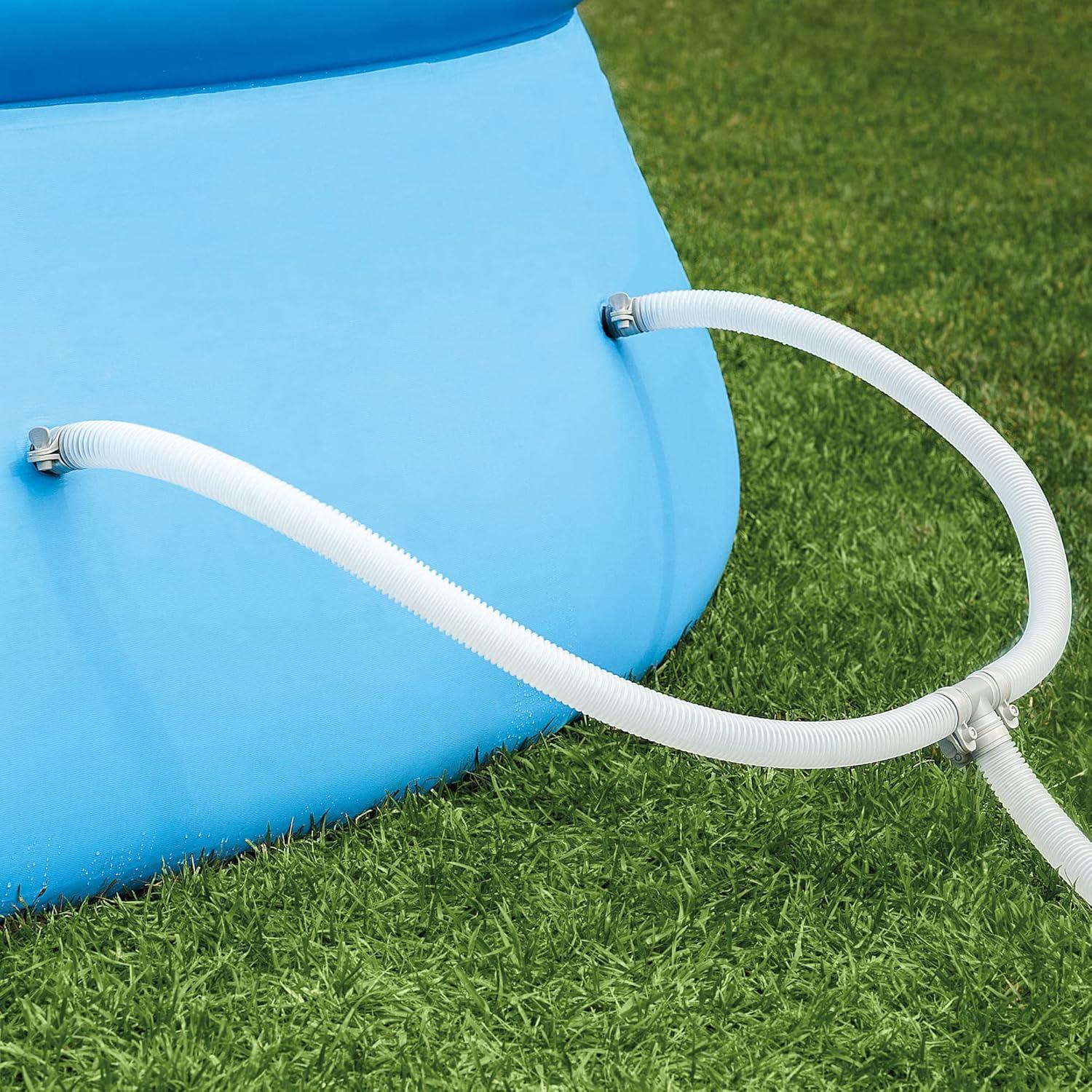 imageINTEX 26175EH Easy Set Inflatable Swimming Pool Set 18ft x 48in Includes 1500 GPH Cartridge Filter Pump Removable Ladder Pool Cover Ground Cloth15FT x 42IN