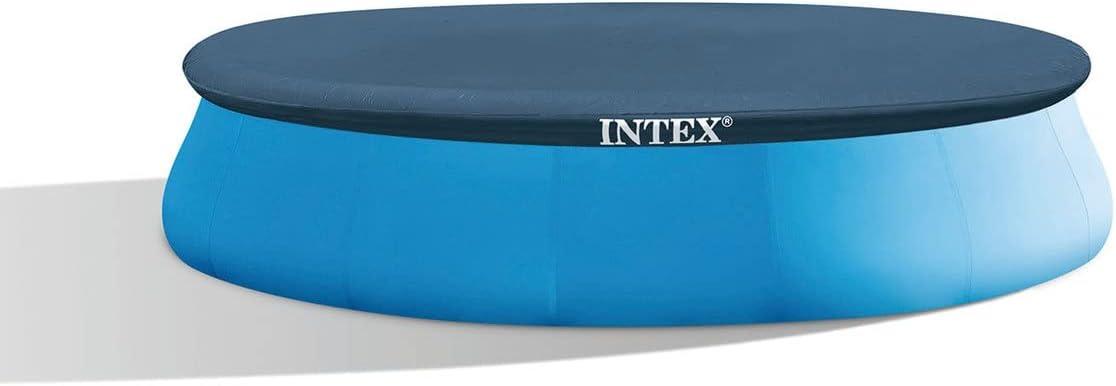 imageINTEX 26175EH Easy Set Inflatable Swimming Pool Set 18ft x 48in Includes 1500 GPH Cartridge Filter Pump Removable Ladder Pool Cover Ground Cloth18FT x 48IN