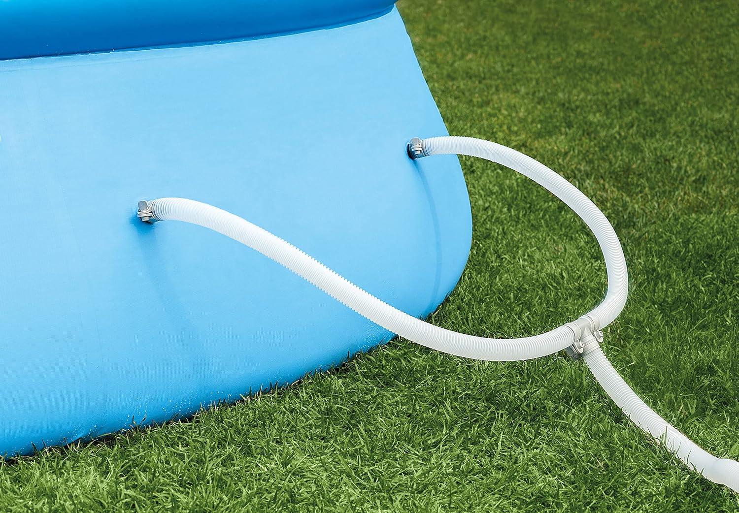 imageINTEX 26175EH Easy Set Inflatable Swimming Pool Set 18ft x 48in Includes 1500 GPH Cartridge Filter Pump Removable Ladder Pool Cover Ground Cloth18FT x 48IN