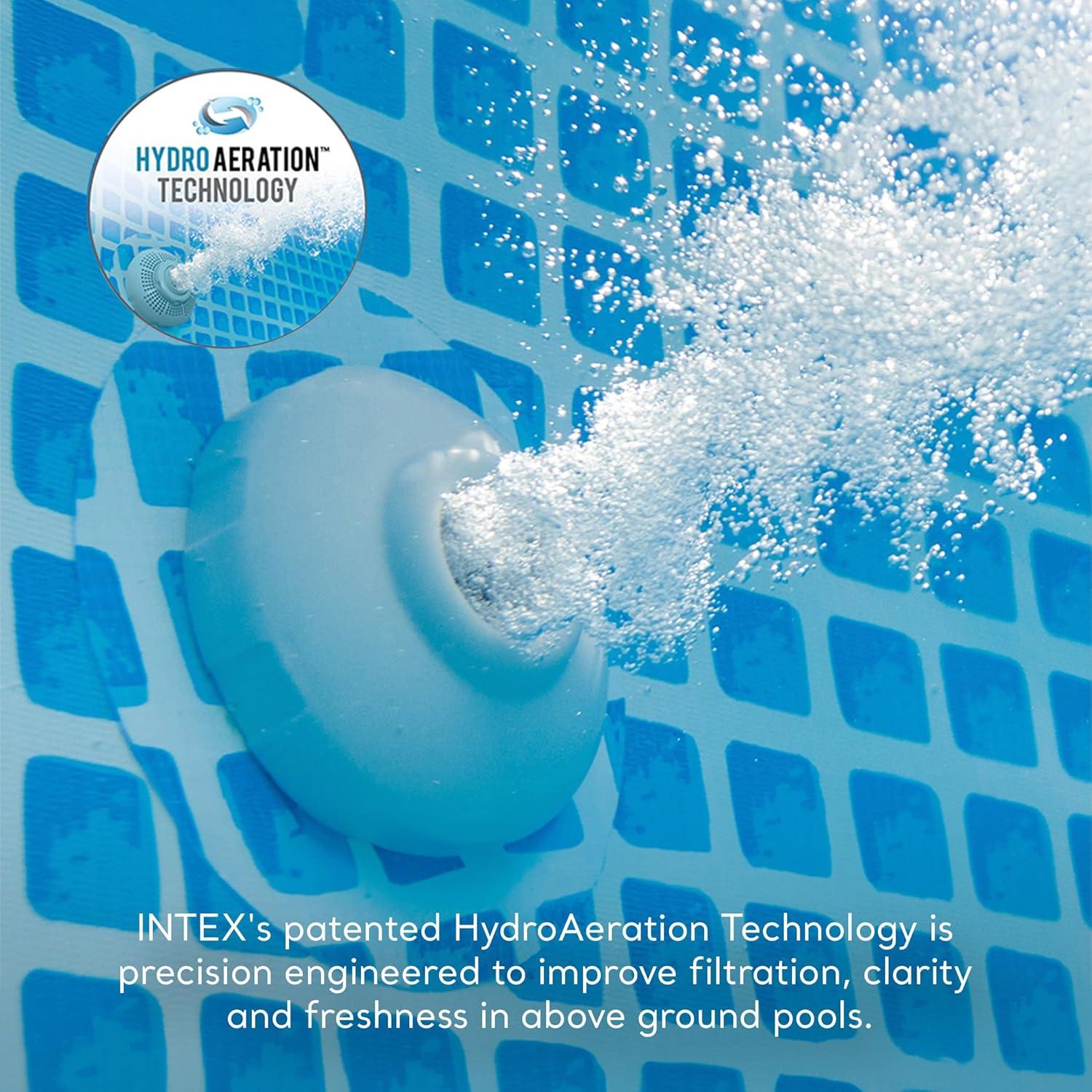imageINTEX QS500 Krystal Clear Saltwater Chlorine System for Above Ground Pools Keeps Water Clean and Clear Reduces Chemical Use Up to 7000 Gal PoolsSaltwater System
