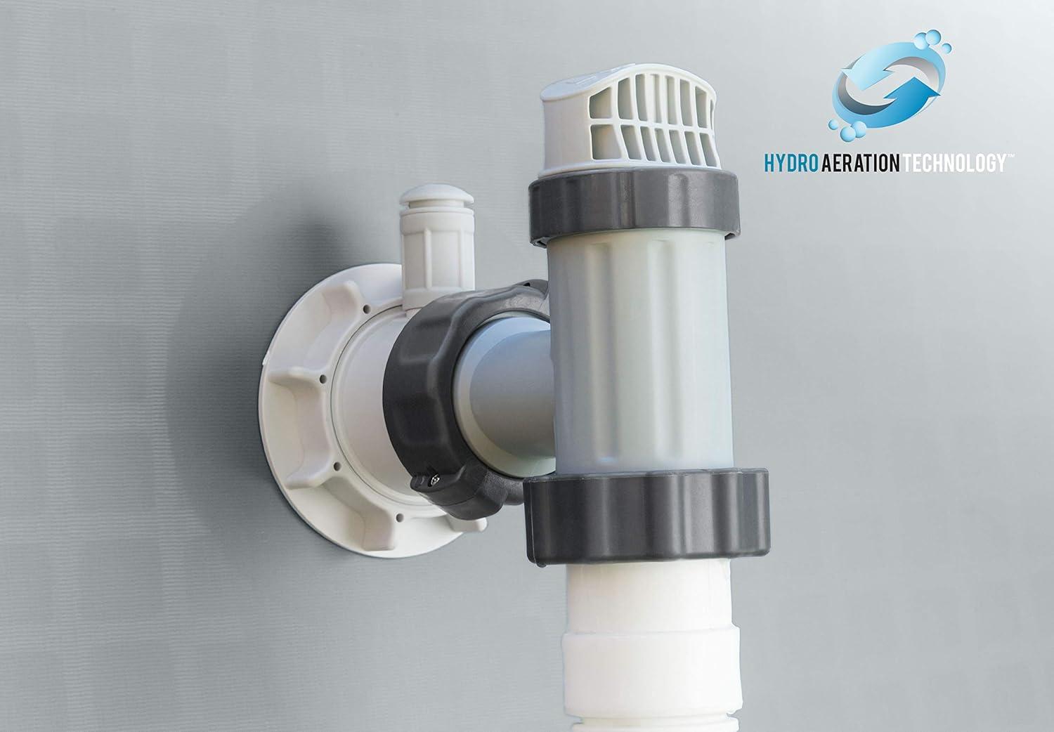 imageINTEX QS500 Krystal Clear Saltwater Chlorine System for Above Ground Pools Keeps Water Clean and Clear Reduces Chemical Use Up to 7000 Gal PoolsSaltwater System