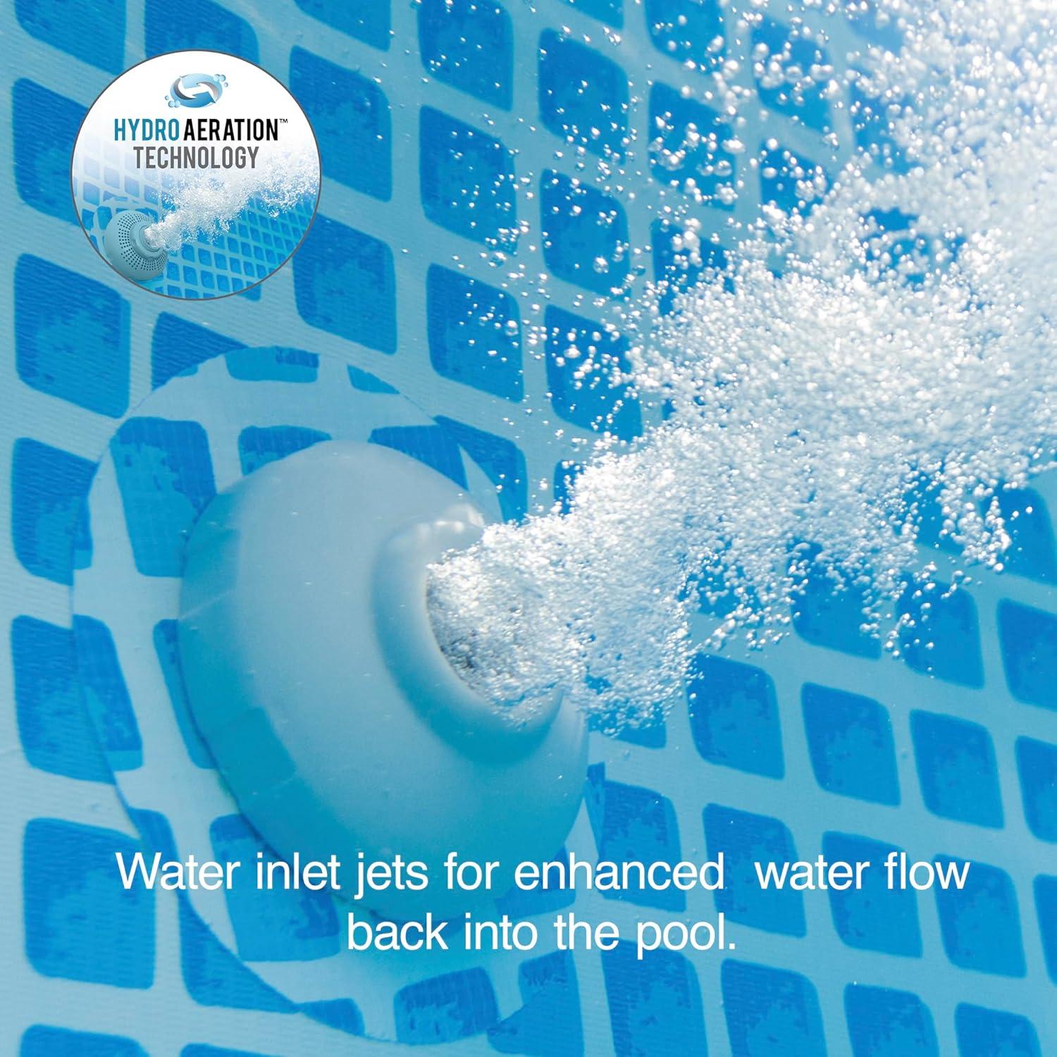 imageINTEX QS500 Krystal Clear Saltwater Chlorine System for Above Ground Pools Keeps Water Clean and Clear Reduces Chemical Use Up to 7000 Gal PoolsSand Filter Pump Saltwater System