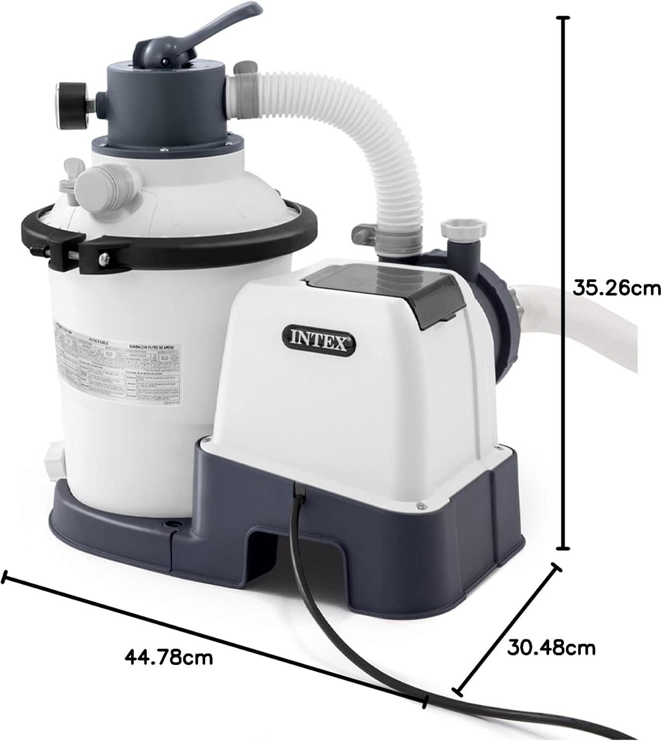 imageINTEX SX1500 Krystal Clear Sand Filter Pump 1500 GPH Pump Flow Rate  Improved Circulation and Filtration  Easy Installation925 GPH