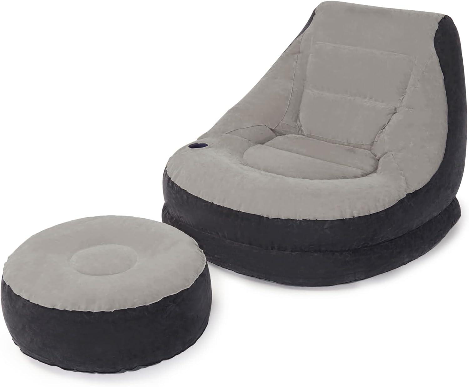 imageIntex Inflatable Ultra Lounge with Ottoman1 Pack