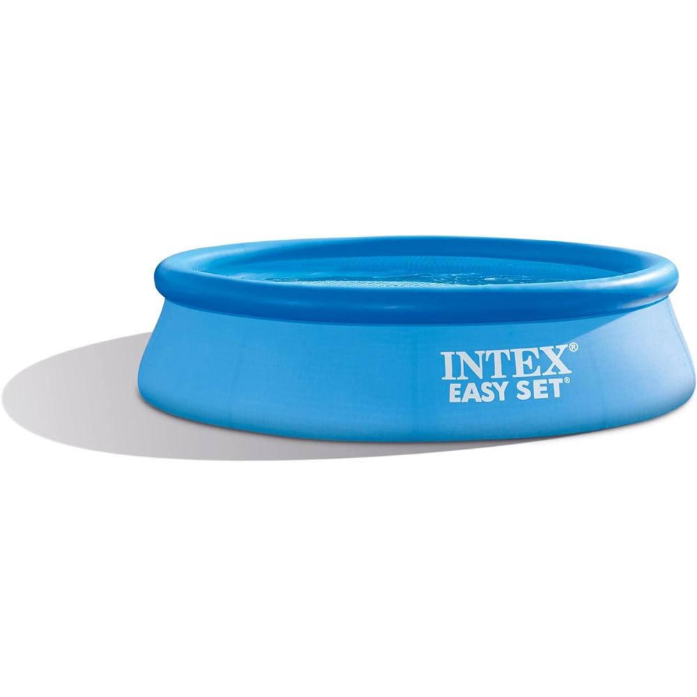 imageINTEX 26175EH Easy Set Inflatable Swimming Pool Set 18ft x 48in  Includes 1500 GPH Cartridge Filter Pump  Removable Ladder  Pool Cover  Ground Cloth10FT x 30IN