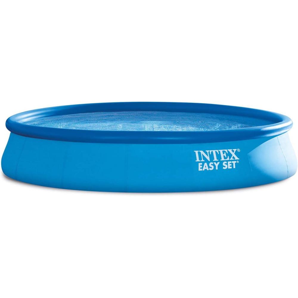 imageINTEX 26175EH Easy Set Inflatable Swimming Pool Set 18ft x 48in  Includes 1500 GPH Cartridge Filter Pump  Removable Ladder  Pool Cover  Ground Cloth15ft x 33