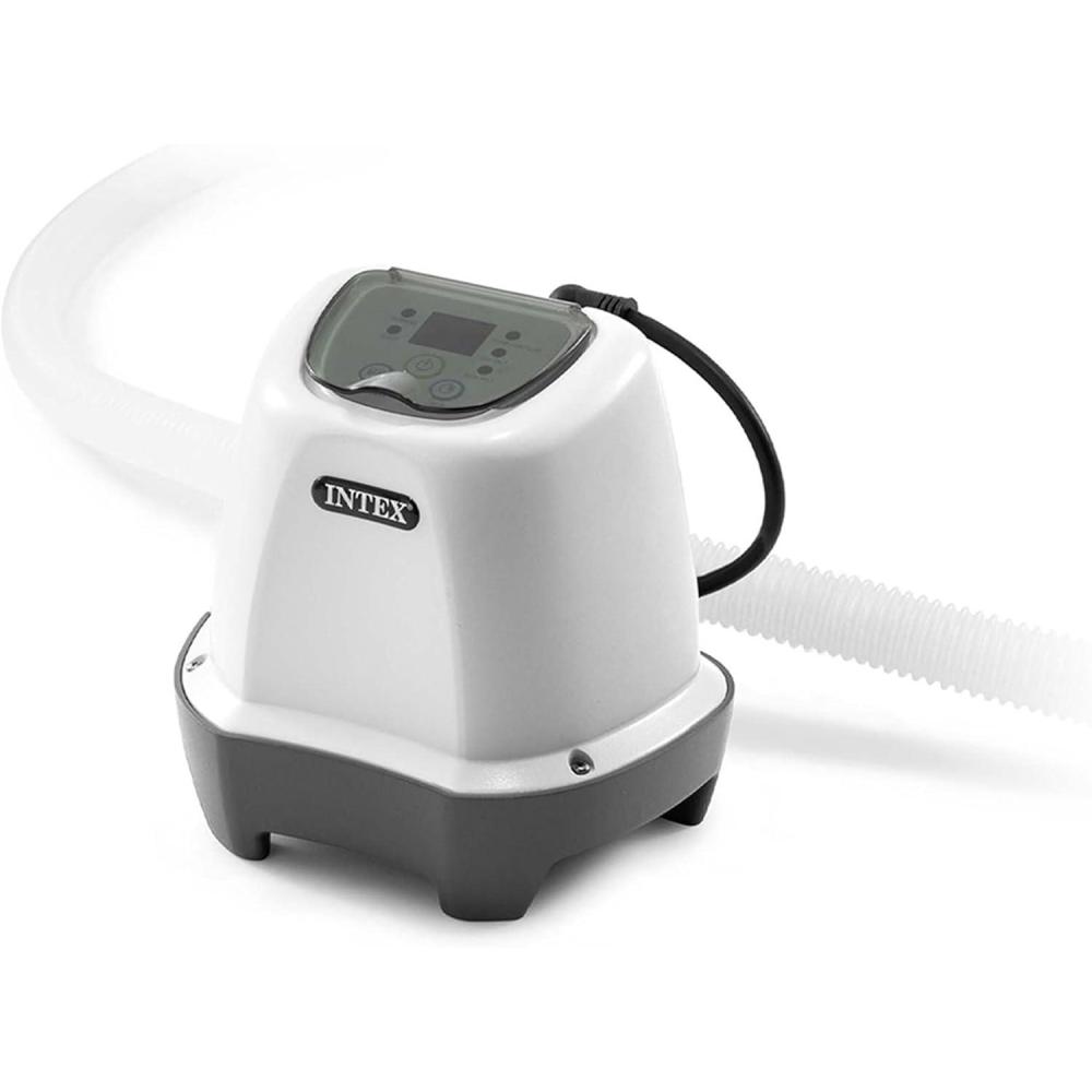 imageINTEX QS500 Krystal Clear Saltwater Chlorine System for Above Ground Pools Keeps Water Clean and Clear Reduces Chemical Use Up to 7000 Gal PoolsSaltwater System
