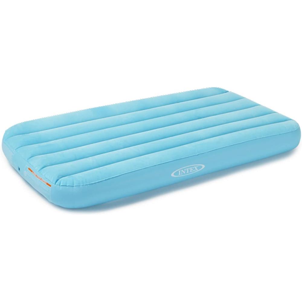 imageIntex 66803EP Cozy Kidz Inflatable Airbed FiberTech Velvety Soft Surface Carry Bag Included Color May Vary 345quot x 62quot x 7quot34 12 x 62 x 7 Pack of 6