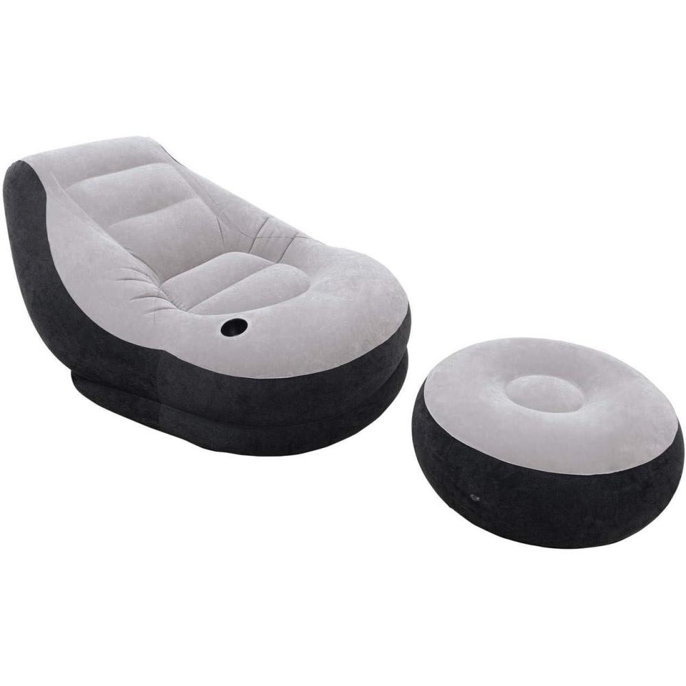 imageIntex Inflatable Ultra Lounge with Ottoman3 Pack