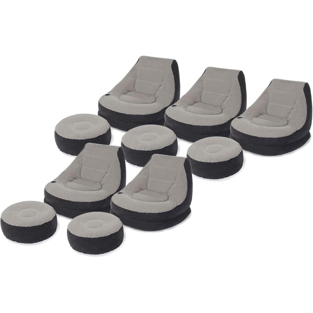imageIntex Inflatable Ultra Lounge with Ottoman5 Pack