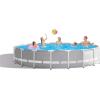 INTEX 26701EH Prism Frame Premium Above Ground Swimming Pool Set: 10ft x 30in – Includes 330 GPH Cartridge Filter Pump – SuperTough Puncture Resistant – Rust Resistant – 1185 Gallon Capacity(18′ x 48″)