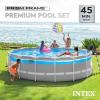 INTEX 26729EH 16ft x 48in Prism Frame Clearview Above Ground Swimming Pool Set, Includes 1500 GPH Cartridge Filter Pump, SuperTough Puncture Resistant, Rust Resistant, 5061 Gallon Capacity(16′ x 48″)