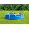 INTEX 28201EH Metal Frame Above Ground Swimming Pool Set: 10ft x 30in – Includes 330 GPH Cartridge Filter Pump – Puncture-Resistant Material – Rust Resistant – 1185 Gallon Capacity(Blue)