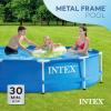 INTEX 28205EH Metal Frame Above Ground Swimming Pool: 8ft x 20in – Puncture-Resistant Material – Easy Assemble – Rust Resistant – 483 Gallon Capacity(10′ x 30″)