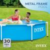 INTEX 28205EH Metal Frame Above Ground Swimming Pool: 8ft x 20in – Puncture-Resistant Material – Easy Assemble – Rust Resistant – 483 Gallon Capacity(8′ x 20″)