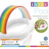 Intex 57141EP Round Inflatable Rainbow Cloud Outdoor Baby Pool for Ages 1-3 Years Old