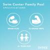 Intex 57181EP Swim Center Inflatable Family Pool: 159 Gallon Capacity – 90″ x 60″ x 19″ – Color May Vary(Cyan)