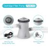 Intex C330 Krystal Clear Cartridge Filter Pump for Above Ground Pools: 330 GPH Pump Flow Rate – Improved Circulation and Filtration – Easy Installation – Improved Water Clarity – Easy-to-Clean