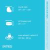 Intex Inflatable Ultra Lounge with Ottoman(4 Pack)