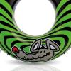 Intex River Rat 48 Inch Inflatable Vinyl Towable Boat Floating Tube Raft for Swimming Pool and Lake in Green Rat or Graffiti Rat Design, Color Varies(18 Pack)