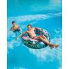 Intex River Rat 48 Inch Inflatable Vinyl Towable Boat Floating Tube Raft for Swimming Pool and Lake in Green Rat or Graffiti Rat Design, Color Varies(24 Pack)