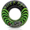 Intex River Rat 48 Inch Inflatable Vinyl Towable Boat Floating Tube Raft for Swimming Pool and Lake in Green Rat or Graffiti Rat Design, Color Varies(4 Pack)