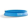 INTEX 28106EH Easy Set Inflatable Swimming Pool: 8ft x 24in – Puncture-Resistant Material – Quick Inflation – 513 Gallon Capacity – 18in Water Depth(10FT x 24IN)