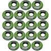 Intex River Rat 48 Inch Inflatable Vinyl Towable Boat Floating Tube Raft for Swimming Pool and Lake in Green Rat or Graffiti Rat Design, Color Varies(18 Pack)
