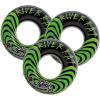 Intex River Rat 48 Inch Inflatable Vinyl Towable Boat Floating Tube Raft for Swimming Pool and Lake in Green Rat or Graffiti Rat Design, Color Varies(3 Pack)
