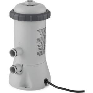INTEX C530 Krystal Clear Cartridge Filter Pump for Above Ground Pools: 530 GPH Pump Flow Rate – Improved Circulation and Filtration – Easy Installation – Improved Water Clarity – Easy-to-Clean