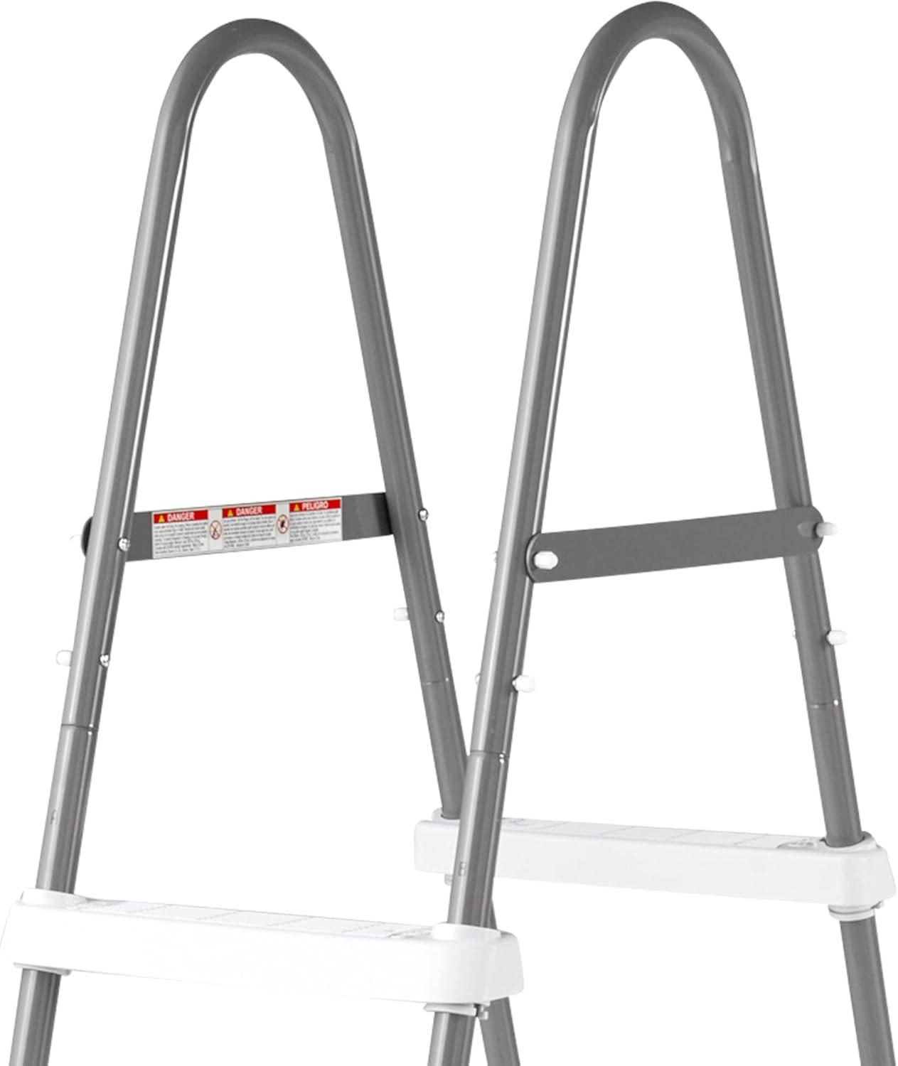 imageIntex Above Ground Steel Frame Swimming Pool Ladder for 42in Wall Height Pools