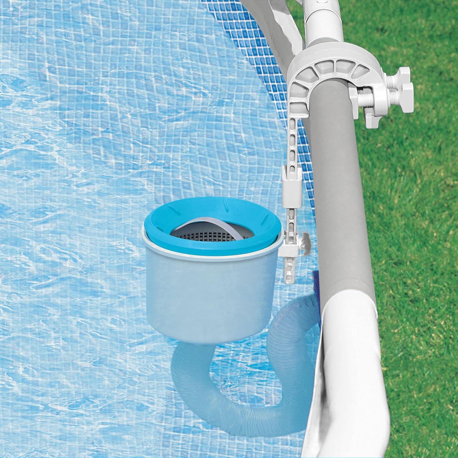 imageIntex Deluxe 800 GPH WallMounted Swimming Pool Surface Automatic SkimmerOS
