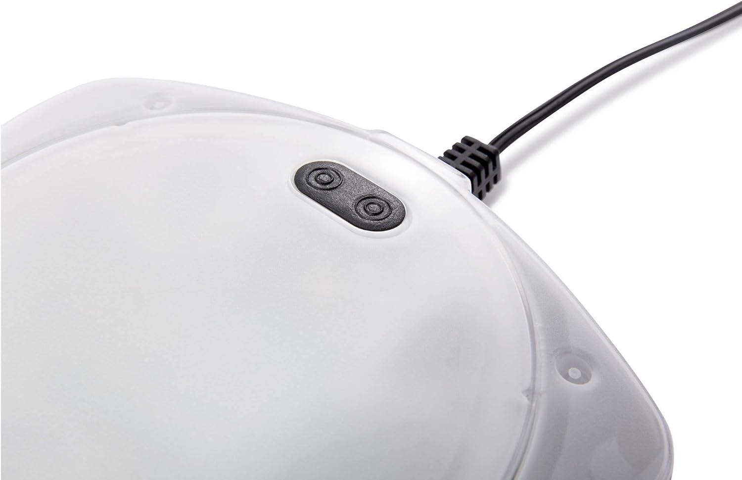 imageIntex Underwater LED Magnetic Above Ground Wall Pool Light with Magnetic Transmitter and 4 Options MulticolorWhiteWall Light