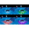 Intex 28690E Solar Powered LED Floating Light with Auto On and Auto Off, Color Changing and Static White Mode Swimming Pool Party Lights