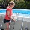 Intex Underwater LED Magnetic Above Ground Wall Pool Light with Magnetic Transmitter and 4 Options, Multicolor/White(Wall Light)
