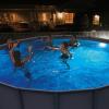 Intex Underwater LED Magnetic Above Ground Wall Pool Light with Magnetic Transmitter and 4 Options, Multicolor/White(Wall Light)