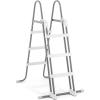 Intex 28075E Deluxe Pool Ladder with Removable Steps for Intex Pools with Wall Height of 42 Inch