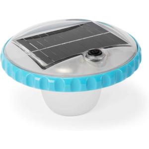 Intex 28690E Solar Powered LED Floating Light with Auto On and Auto Off, Color Changing and Static White Mode Swimming Pool Party Lights